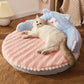 Premium Winter Pet Bed - Plush Velvet Cushion for Cats & Small Dogs