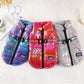 Rainbow Gradient Pet Vest - Warm Winter Coat for Small to Medium Dogs
