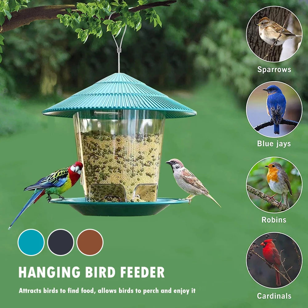 Automatic Bird Feeder with Foot Pedal