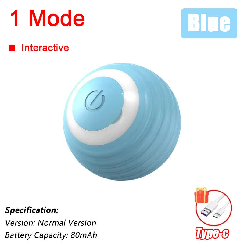 Cat Interactive Ball Toy with Automatic Rolling