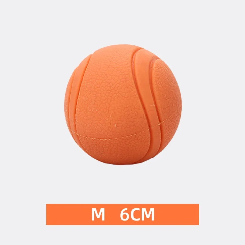 Durable Rubber Ball Dog Toy - Bite-Resistant Interactive Play Ball