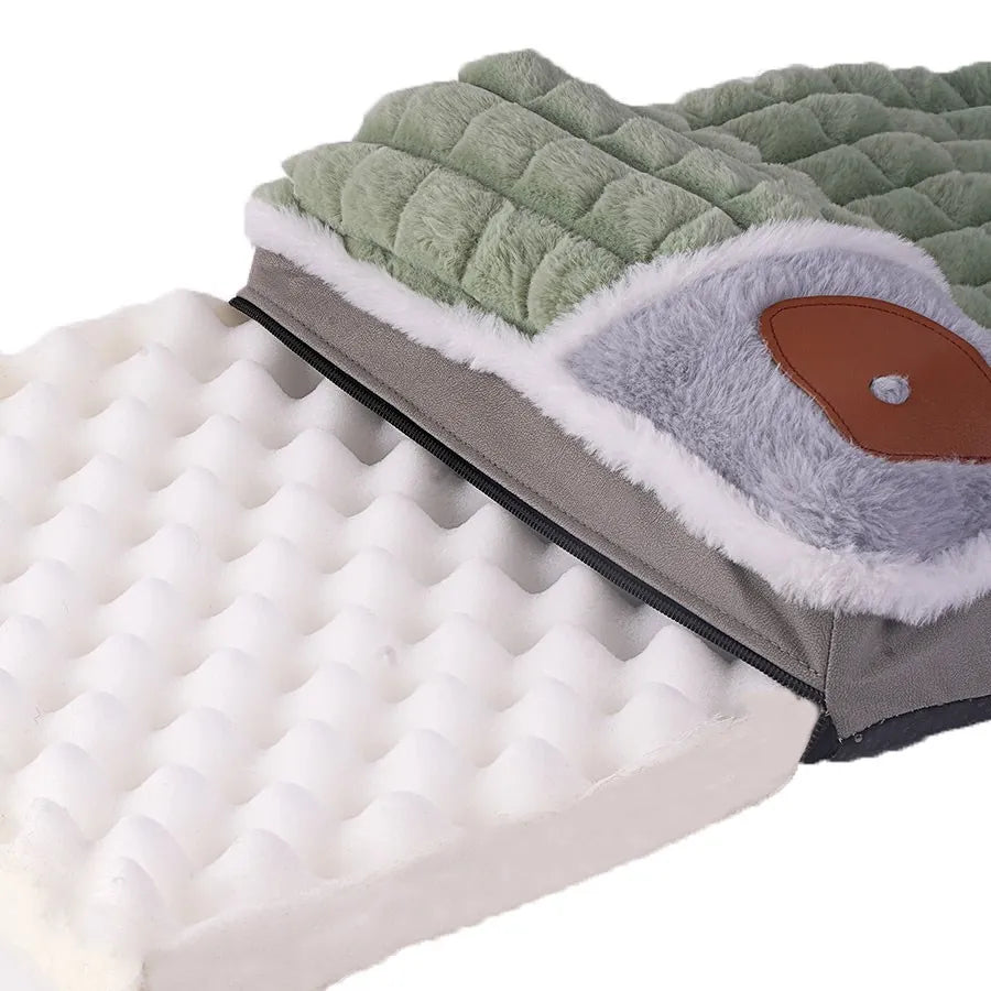 Orthopedic Dog Bed Mat with Cervical Support