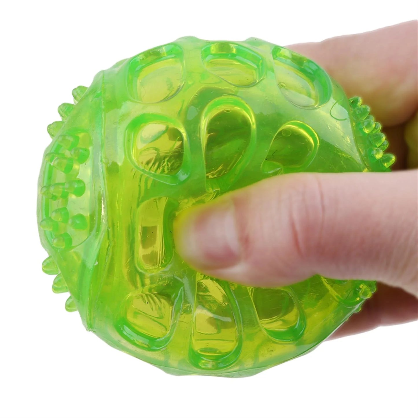 Waterproof Dog Chew Toy Ball - Interactive Squeaky Bite-Resistant Training Toy