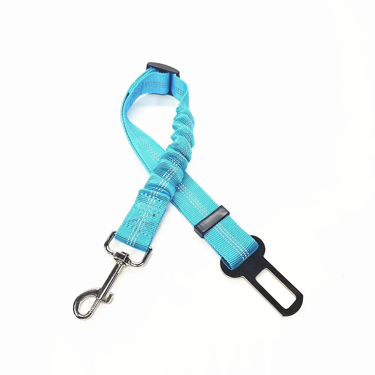 Adjustable Pet Car Safety Harness with Seat Belt Clip