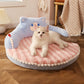 Premium Winter Pet Bed - Plush Velvet Cushion for Cats & Small Dogs